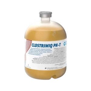 Clostrimiq PH-T - Vacuna contra Mancha, Gangrena Gaseosa, Hepatitis Infecciosa Necrosante, Enterotoxemia, Hemoglobinuria Bacilar, Muerte Súbita, Tétanos y Pasteurelosis en bovinos y ovinos.